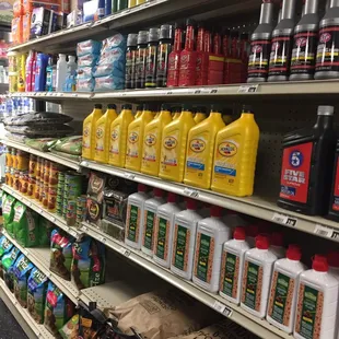 a variety of cleaning products