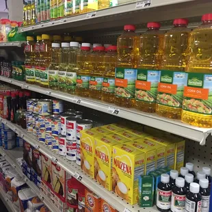 a wide selection of oils