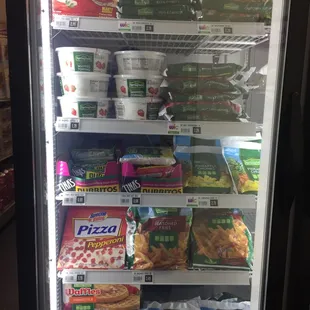 a refrigerator full of food