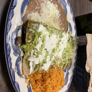 Enchiladas verdes