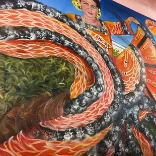 Photo from the restaurant wall