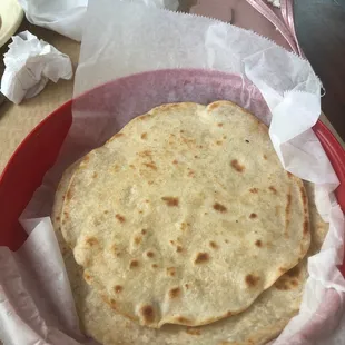 Cookie hard flour tortillas after returning some that looked like mice bit them all over!