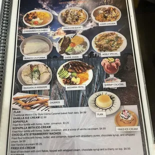 Menu sample