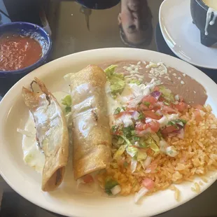 Flautas lunch portion!