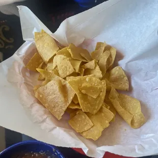 Chips and Salsa are free here!