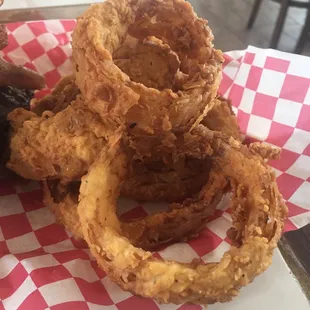Fresh, onion rings