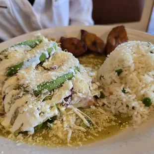 Vegetarian enchiladas