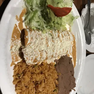 Chipotle Cream Enchiladas