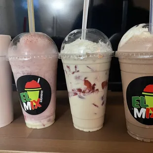 Agua frescas (Fresh Waters) - Horchata, Fresada, Fresas con Crema, Chocolate Milkshake