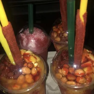 Mangonada, strawberry raspado