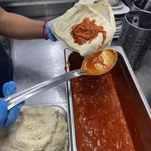 Homemade fresh tamales, Mixteco style