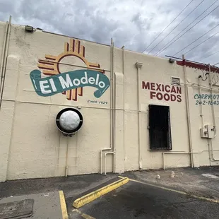 the exterior of the building