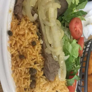 Bistec Encebollado