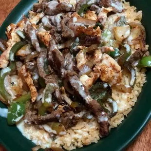 Mix Tim Special with veggies