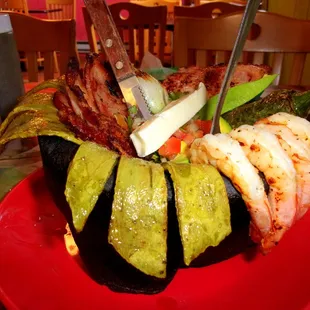 My tasty molcajete El Rey Maya