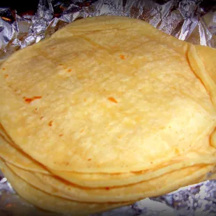 Warm tortillas