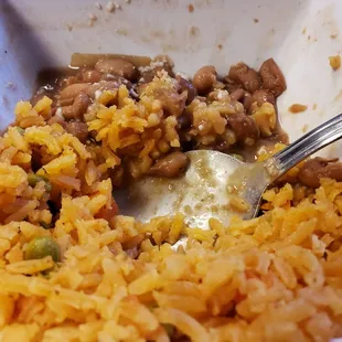 Mexican rice and beans