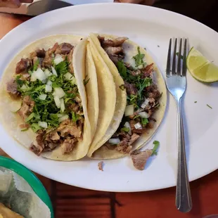 Tacos carnitas a