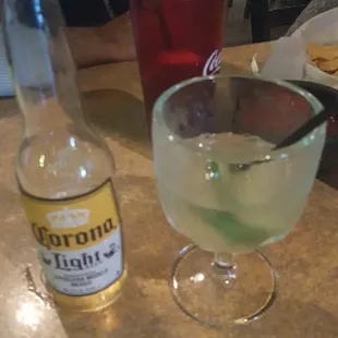 They have cold beverages. The food is great!!