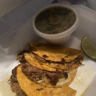 Birria tacos