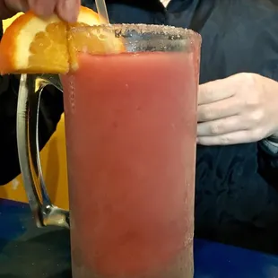 Medium strawberry margarita