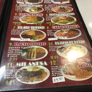 ramen and noodles, menu