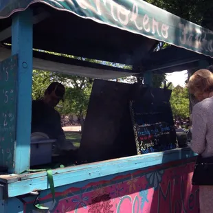 The stand - follow your nose!