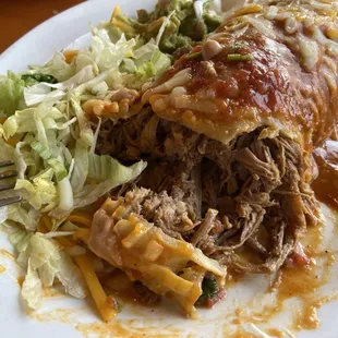 Shredded Beef Burro The Works 1