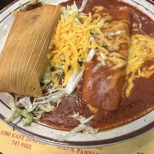 L2 - tamale and enchilada
