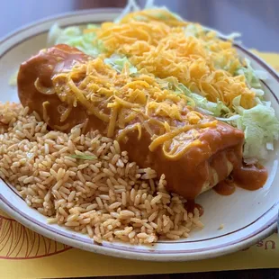 Shredded Beef Chimichanga