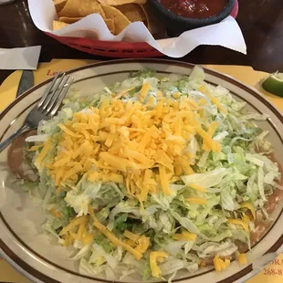 Bean tostada