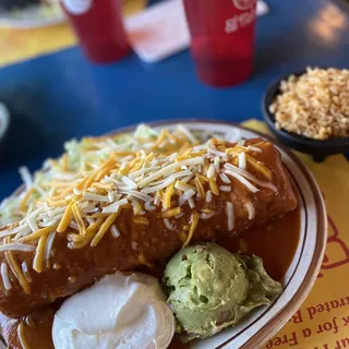 Chimichanga of Choice* with works**
