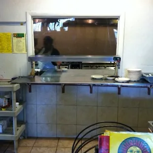 Kitchen counter is visible from the north dining room.