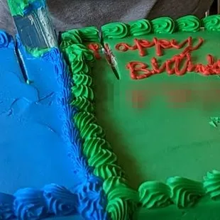 Decorated like a toddler