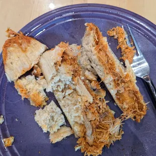 Of the dozen tamales I ordered maybe six of them actually had meat and as you can see by the picture above