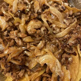 To go chicken Nachos