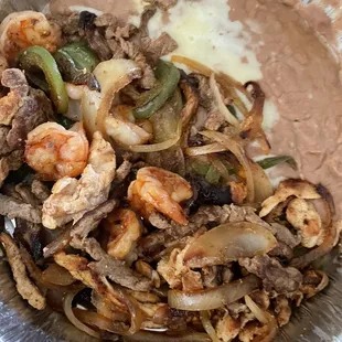 a bowl of food