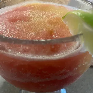Bomb strawberry/mango frozen margarita!!