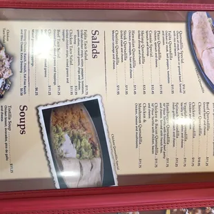 Lite menu items