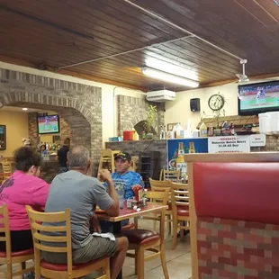 Casual atmosphere,  outstanding food