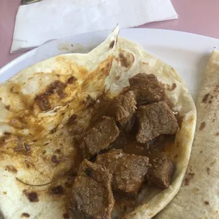 Carne Guisada Taco