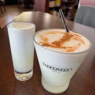 Pisco Sour. Super nice that they gave me extra in a shot glass. Much appreciated :)