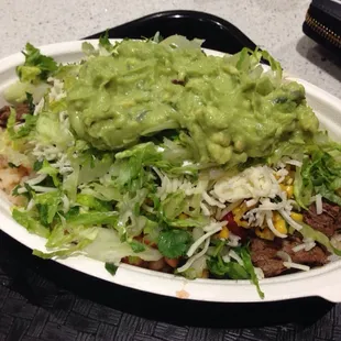 Carne asada burrito bowl