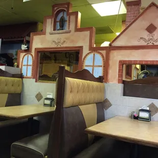 Inside of the restaurant