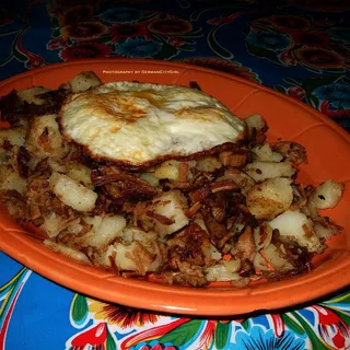 Chorizo Con Papas Y Nopales