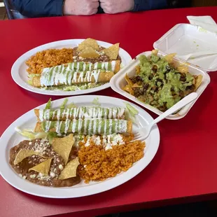 Flautas and Nachos! Yum!!!
