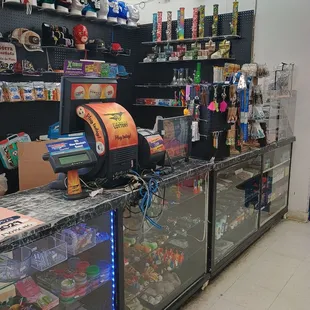 Lottery, smoking accessories, Lucha masks