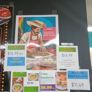 Side menu.