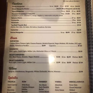 Menu 7