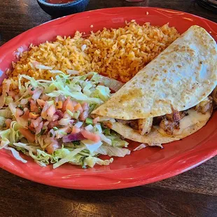 Seafood Quesadilla